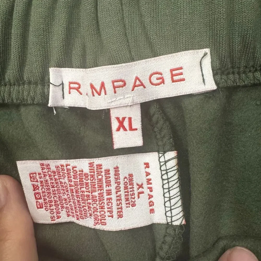 New Rampage Sweat Shorts Olive Green